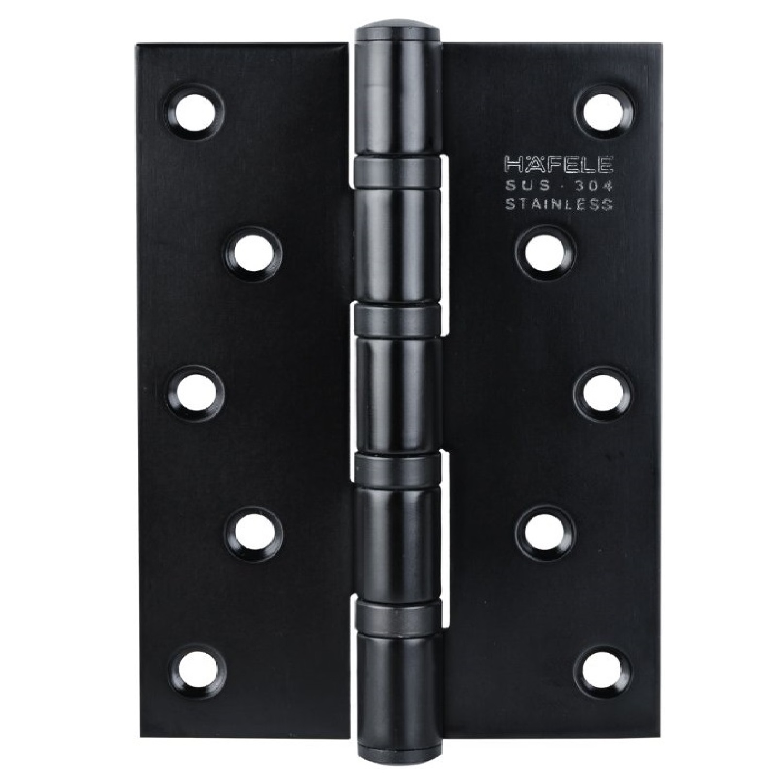 Hafele Satin Black 4"/102MM X 76MM X 3MM Stainless Steel Door Hinges