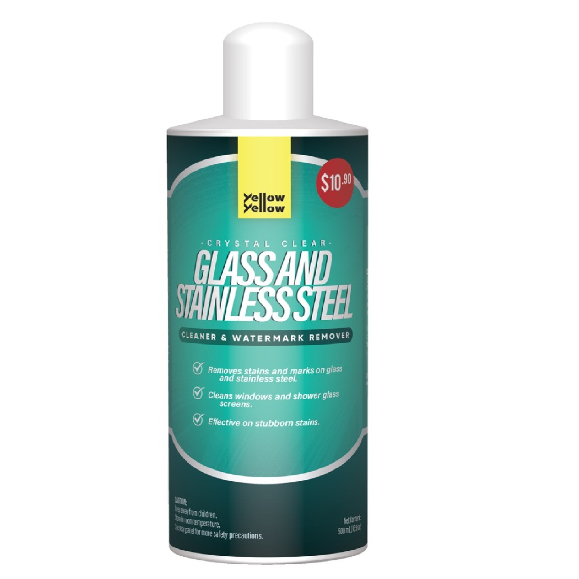 Yellowyellow HC-172 Crystal Clear Glass & Stainless Steel Cleaner & Watermark Remover 250ML
