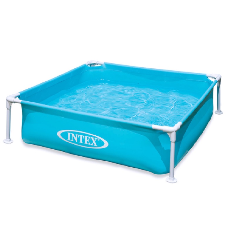 INTEX 57173 Mini Frame Pool Kiddie (122CM x 122CM x 30CM) Beginner Frame Swimming Pool Have Fun Splashing And Playing