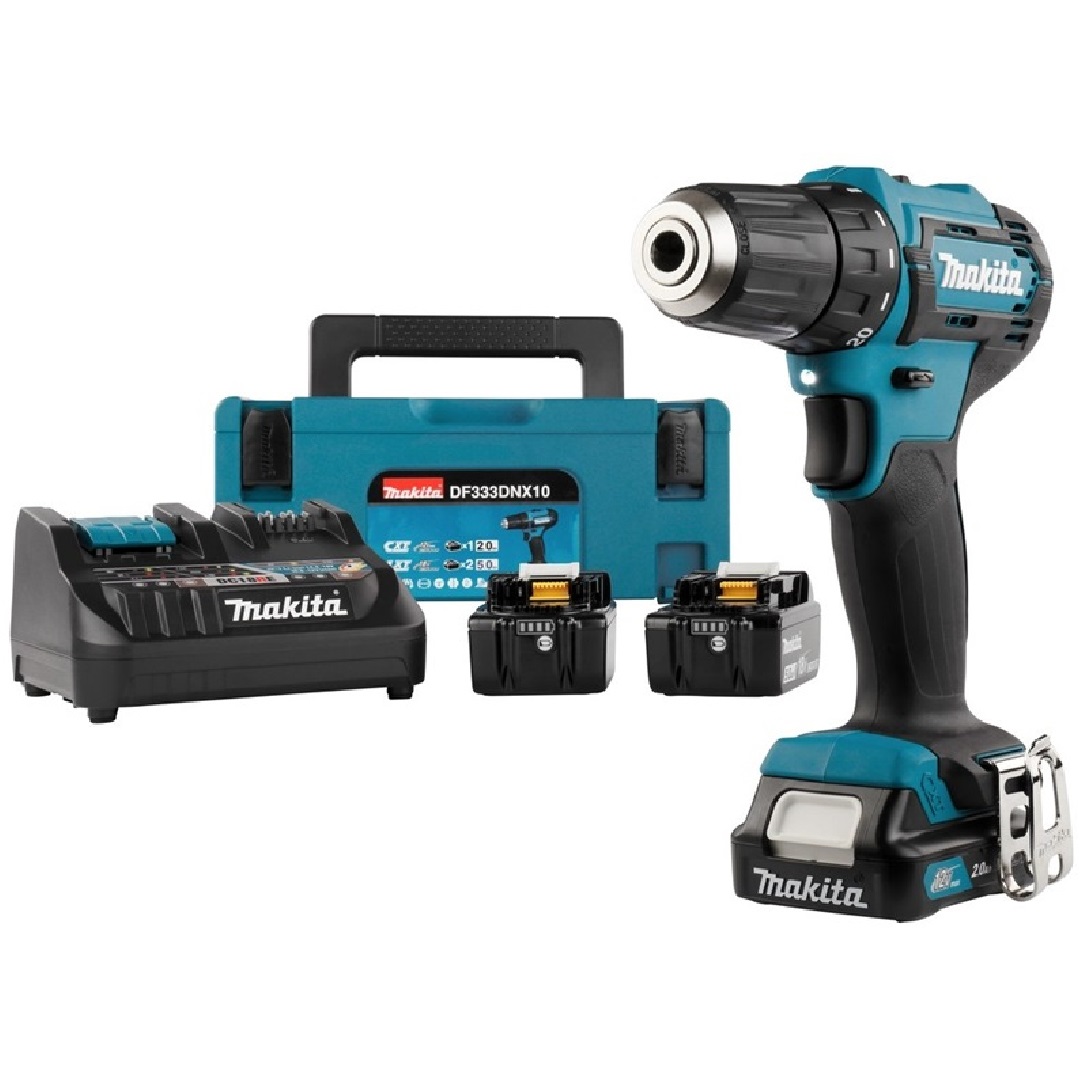 Makita DF333DNX10 1 X 12V 2.0AH LI-ION Driver Drill With Two Port Charger