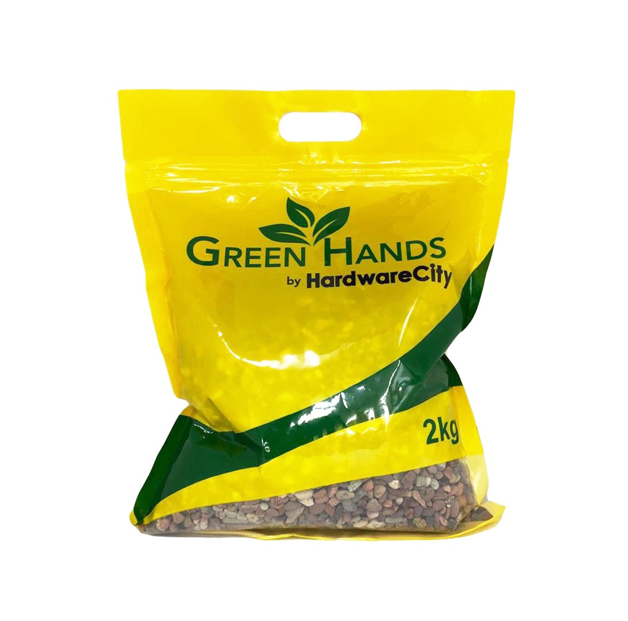 Green Hands Dark Brown Gardening Chipping Pebbles 2KG