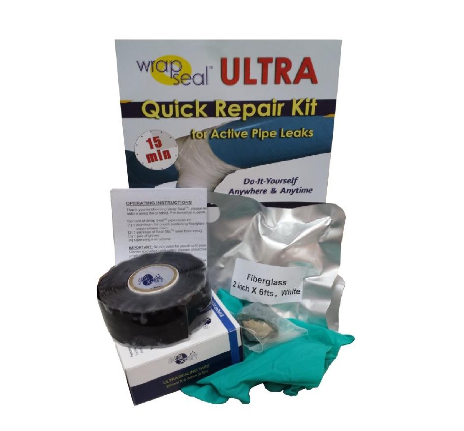 SealXpert Ultra Wrap Seal Quick Repair Kit For Pipe Leaks