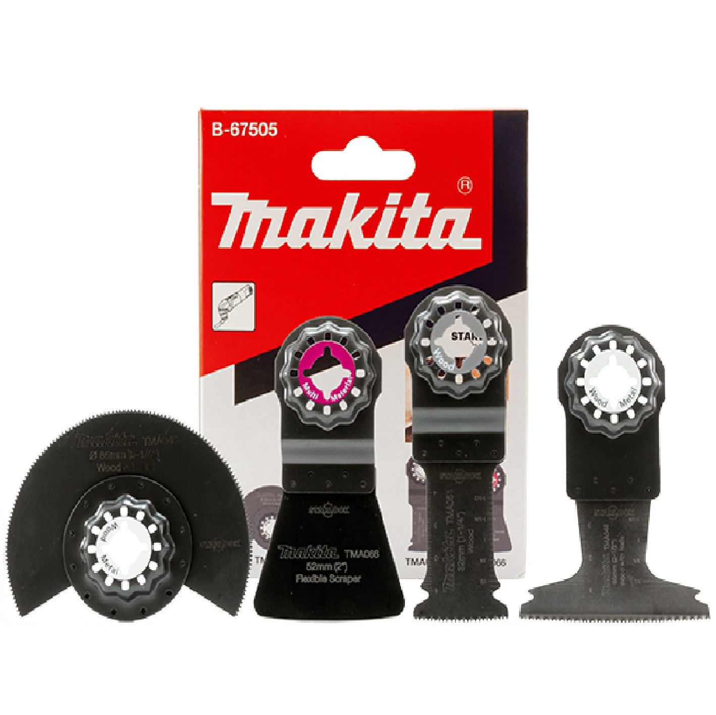 Makita B-67505 Starlock Multi Tool Floor Set, 4PC/Set