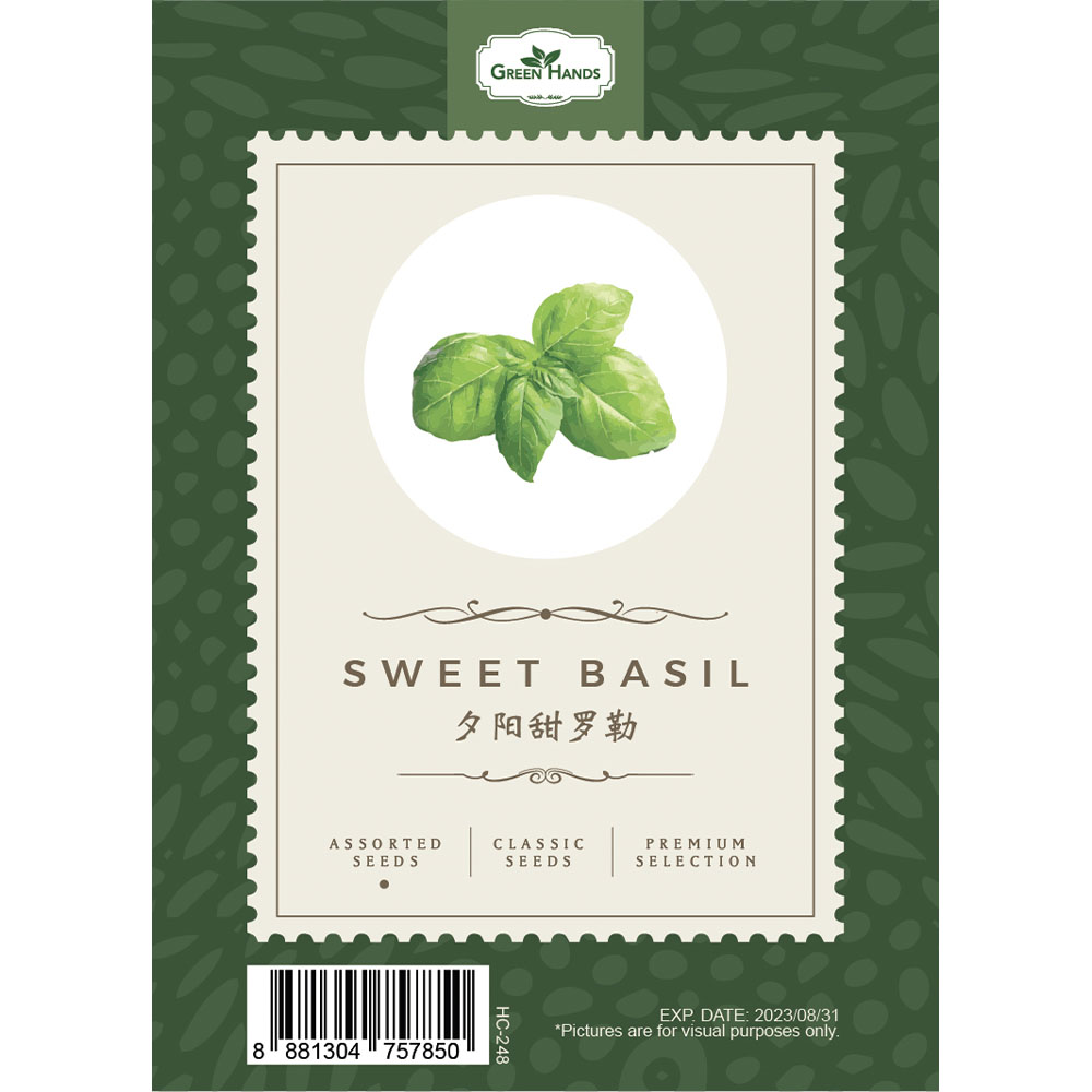 Green Hands Assorted Seeds - Sweet Basil