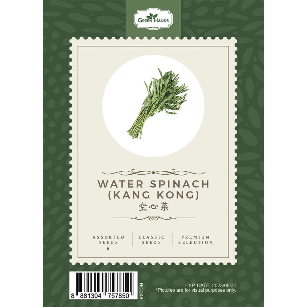 Green Hands Assorted Seeds - Water Spinach (KangKong)