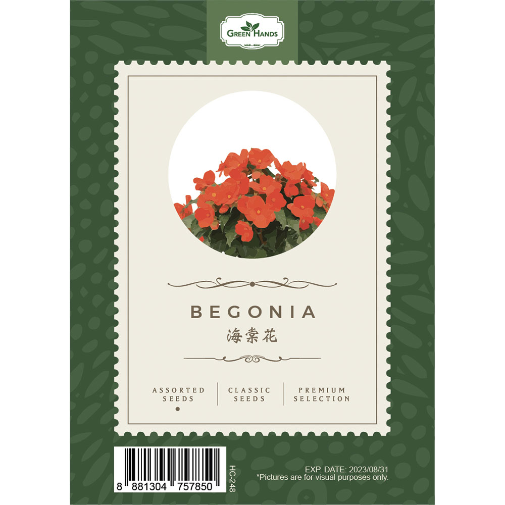 Green Hands Assorted Seeds - Begonia