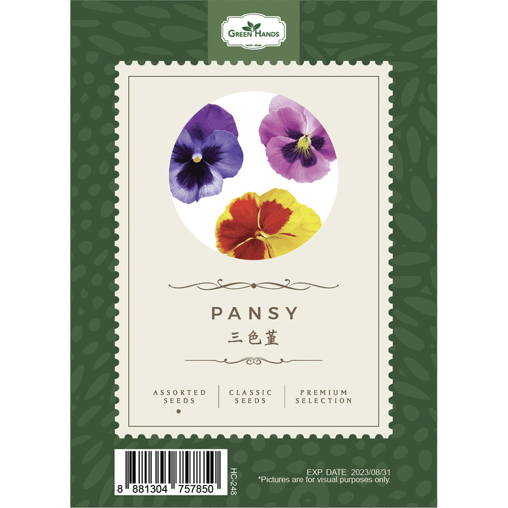 Green Hands Assorted Seeds - Pansy